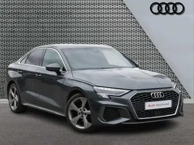Used Audi A3 S-Line 150 HP (110 kW) 2022 Grey Sedan