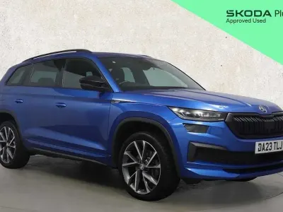 Used Skoda Kodiaq SportLine 187 HP (137 kW) 2023 Blue SUV
