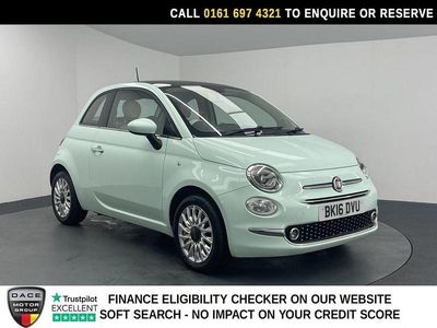 Used Fiat 500 Lounge 69 HP (50 kW) 2016 Green Hatchback