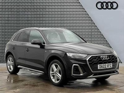 Black Used 2022 Audi Q5 S-Line SUV | £29,999 (Fair price)