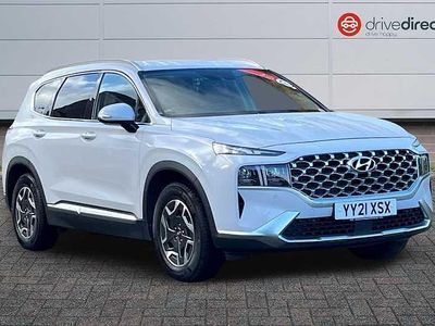White Used 2021 Hyundai Santa Fe Premium SUV | £21,641 (Expensive)