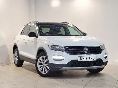 Used VW T-Roc Design 115 HP (84 kW) 2019 White SUV