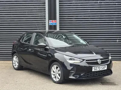 Used Vauxhall Corsa 75 HP (55 kW) 2020 Black Hatchback