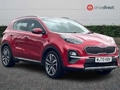 Used Kia Sportage 136 HP (100 kW) 2021 Red SUV