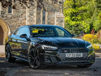 Begagnad Audi A5 Black Edition 341 HK (250 kW) 2023 Svart Sportkupé