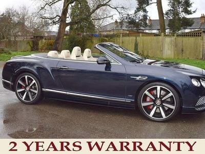 Used Bentley Continental GT Convertible Mulliner 2017 Blue Cabriolet