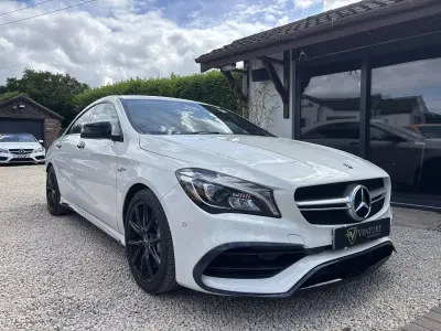 Used Mercedes CLA45 AMG AMG 381 HP (280 kW) 2017 White Sedan