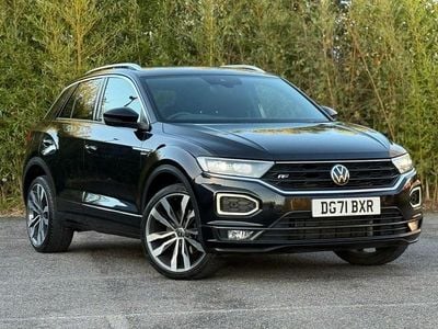 Black Used 2021 VW T-Roc R-line SUV | £21,420 (Fair price)