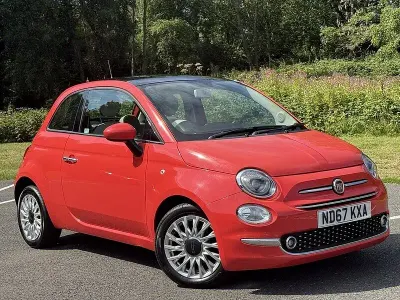 Used Fiat 500 Lounge 69 HP (50 kW) 2018 Pink Hatchback