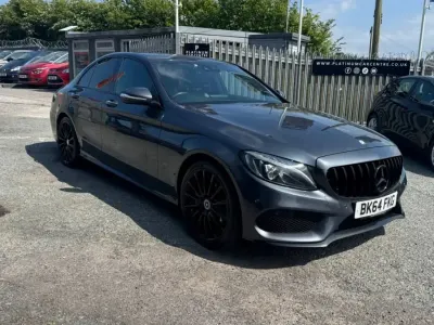 Begagnad Mercedes C220 AMG Line Premium Plus 170 HK (125 kW) 2014 Grå Sedan