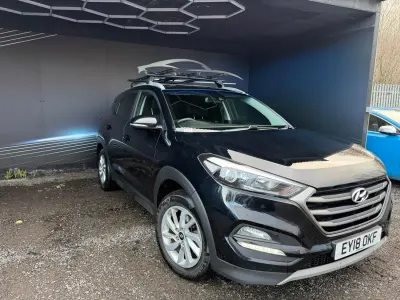 Usado Hyundai Tucson SE 116 HP (85 kW) 2018 Preto SUV