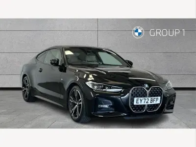 Used BMW 420 M Sport 181 HP (133 kW) 2022 Black sapphire metallic paint Coupe