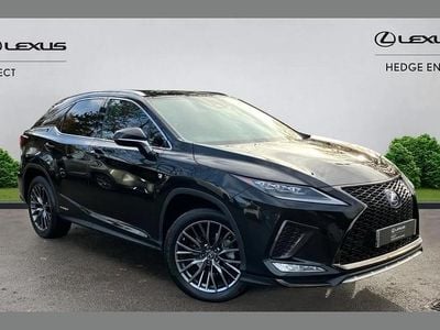 Black Used 2022 Lexus RX450h Sport Line SUV | £34,490 (Fair price)