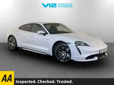 Used Porsche Taycan Performance Package 500 kW (680 HP) 2020 White Sedan