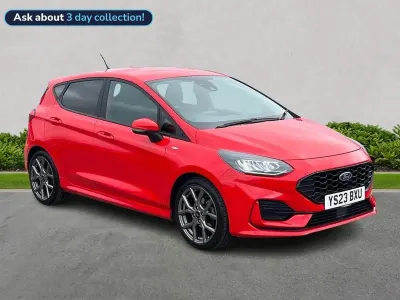 Second-hand Ford Fiesta ST-Line 100 CP (73 kW) 2023 Roșu Hatchback