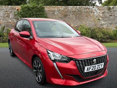 Used Peugeot 208 Allure 100 HP (73 kW) 2020 Red Hatchback