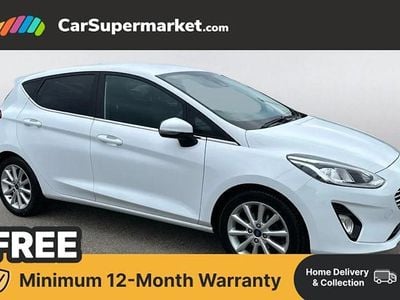 Used Ford Fiesta Titanium 125 HP (91 kW) 2021 White Hatchback