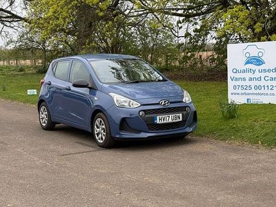 Used Hyundai i10 66 HP (48 kW) 2017 Blue Hatchback