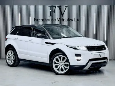 Used Land Rover Range Rover evoque Dynamic 2014 White SUV