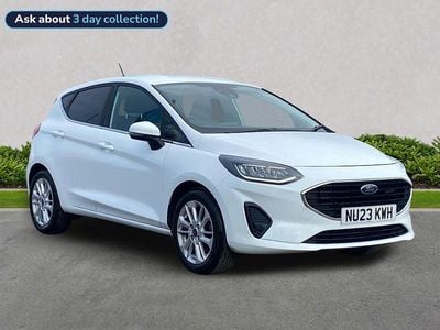 Used Ford Fiesta Titanium 2023 White Hatchback