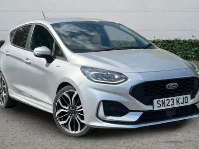Used Ford Fiesta ST-Line X 125 HP (91 kW) 2023 Silver Hatchback