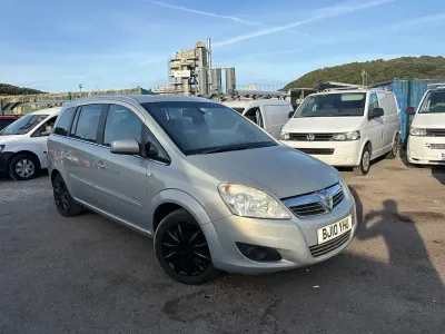 Used Vauxhall Zafira Elite 140 HP (102 kW) 2010 Silver MPV