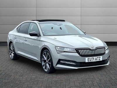 Used Skoda Superb SportlinePlus 214 HP (157 kW) 2021 Grey Hatchback