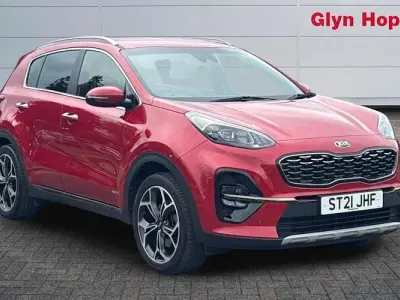 Used Kia Sportage GT-Line 177 HP (130 kW) 2021 Red SUV
