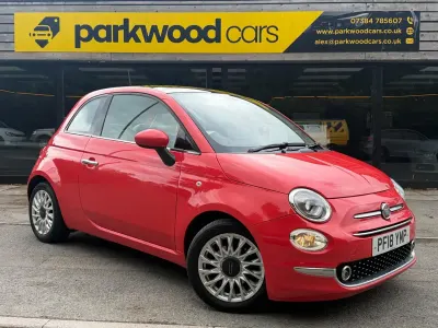 Used Fiat 500 Lounge 69 HP (50 kW) 2018 Pink Hatchback