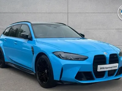 Begagnad BMW M3 Competition Edition 503 HK (369 kW) 2024 Blå Kombi