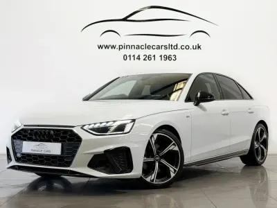 Used Audi A4 Black Edition 150 HP (110 kW) 2021 White Sedan