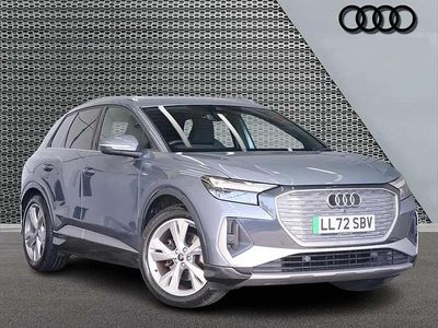 Used Audi Q4 e-tron S-Line 125 kW (170 HP) 2022 Blue SUV
