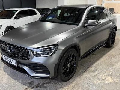 Black Used 2022 Mercedes GLC220 AMG line Coupe | £34,990 (Expensive)