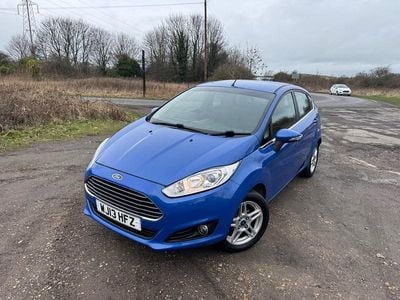 Used Ford Fiesta Zetec 2013 Blue Hatchback