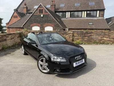 Used Audi A3 Cabriolet S-Line 140 HP (102 kW) 2012 Black Cabriolet