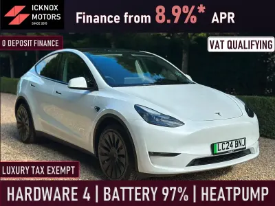 Used Tesla Model Y Long Range AWD 378 kW (514 HP) 2024 White SUV
