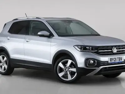 Used VW T-Cross SEL 110 HP (80 kW) 2021 Silver SUV