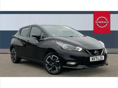 Używany Nissan Micra Acenta 92 KM (67 kW) 2021 Czarny Hatchback