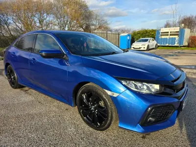Used Honda Civic SR 126 HP (92 kW) 2018 Blue Hatchback