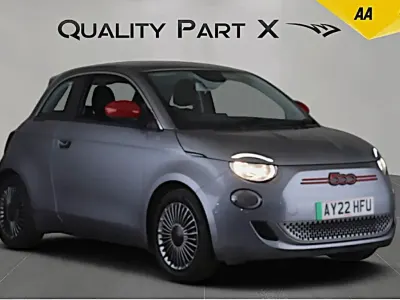 Used Fiat 500e Red 86 kW (118 HP) 2022 Grey Hatchback