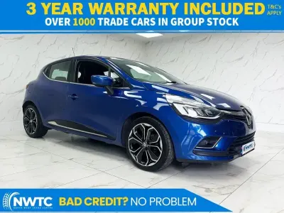 Used Renault Clio Dynamique 90 HP (66 kW) 2018 Blue Hatchback