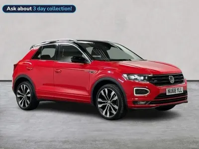 Used VW T-Roc R-line 150 HP (110 kW) 2018 Red SUV