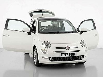 Used Fiat 500 Lounge 69 HP (50 kW) 2016 White Hatchback