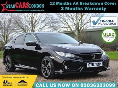 Used Honda Civic SR 129 HP (94 kW) 2017 Black Hatchback