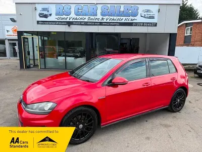 Used VW Golf VII GTD 181 HP (133 kW) 2013 Red Hatchback