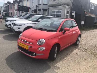 Used Fiat 500 Lounge 69 HP (50 kW) 2017 Pink Hatchback