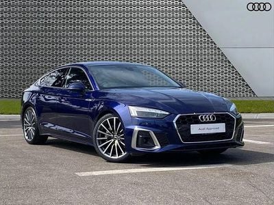 Used Audi A5 Sportback S-Line 200 HP (147 kW) 2022 Blue Hatchback