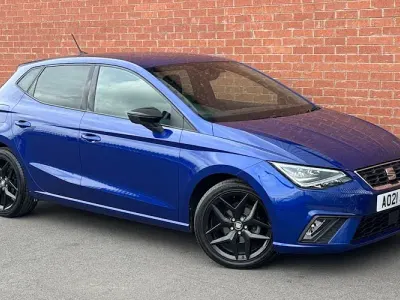 Used Seat Ibiza FR 95 HP (69 kW) 2021 Blue Hatchback