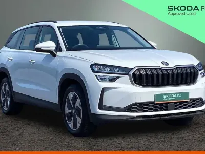 Used Skoda Kodiaq SE 110 HP (80 kW) 2024 Moon white metallic SUV