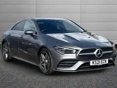Used Mercedes CLA220 AMG Line Premium Plus 190 HP (139 kW) 2021 Mountain grey Sedan